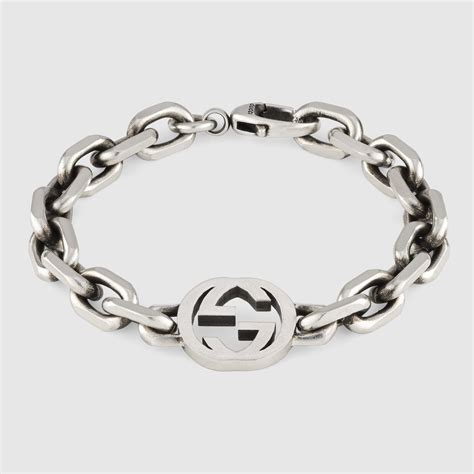 Gucci Bracciale Vintage Argento 925 .